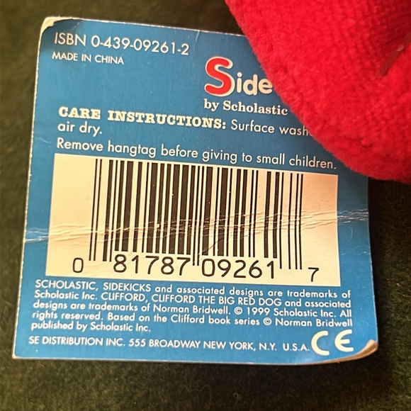 2 Clifford The Big Red Dog Scholastic Plush Stuffed Animal Dogs Finger Puppet - Picture 14 of 16